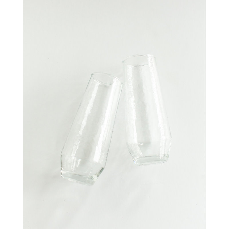 Ensemble de 2 flûtes à champagne Stemless, Clair