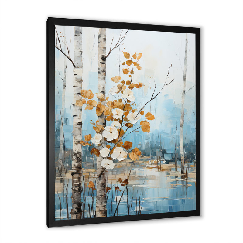Vrisha " Whispering Winds II ", Black Picture Framed, 20" H x 12" W x 1" D