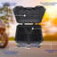 Large Capacity 45L Motorcycle Rear Box, Aluminum Alloy Motorcycle Top Case, Waterproof, Dustproof,  Anti theft Lock, Easy Helmet Storage, 2 Keys, Reflective Sticker-761997322