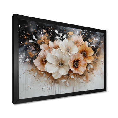 Silent Burst Of Autumn Poppies Flowers - coquelicots, art mural