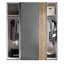 Cassadee 2 Door Glass Wardrobe