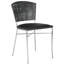 Chaise d'appoint Bungalo en noir