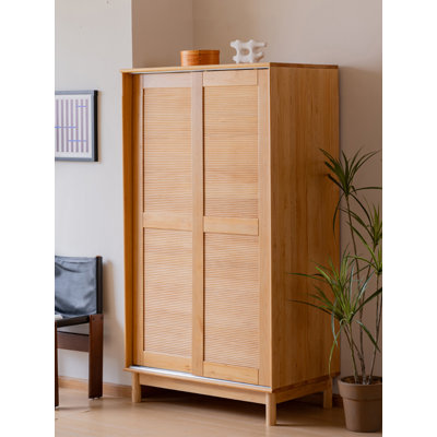 Simple Cypress Sliding Door Wardrobe