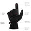 Gants de ski en peluche pour hommes Gants chauds pour l'hiver-76892350