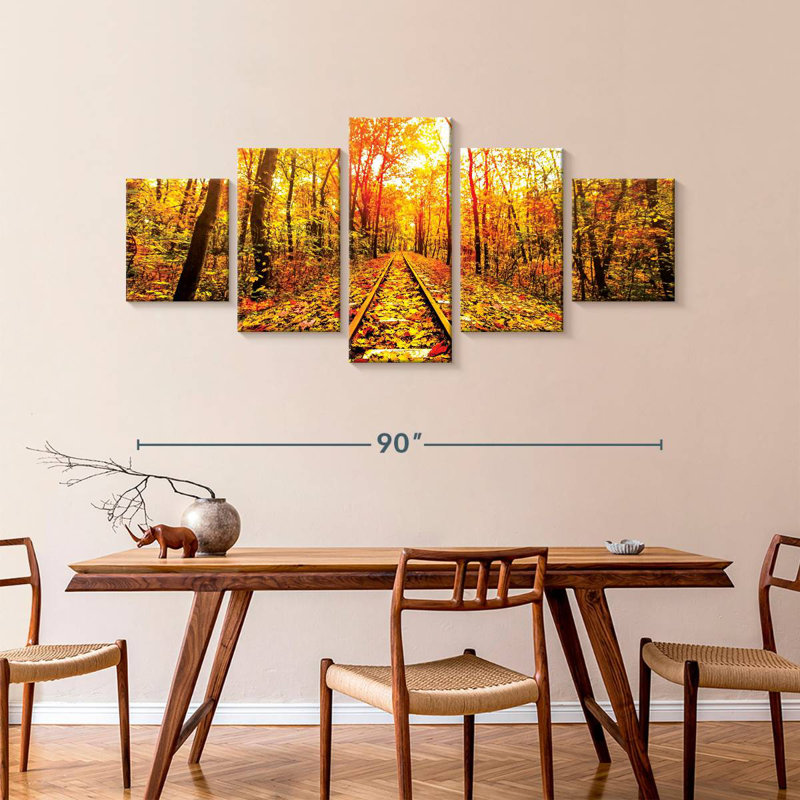 Forest Railway, 42" H x 92" W