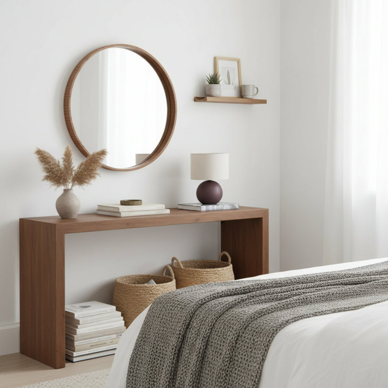 Pramit Accent Table Lamp, Brown