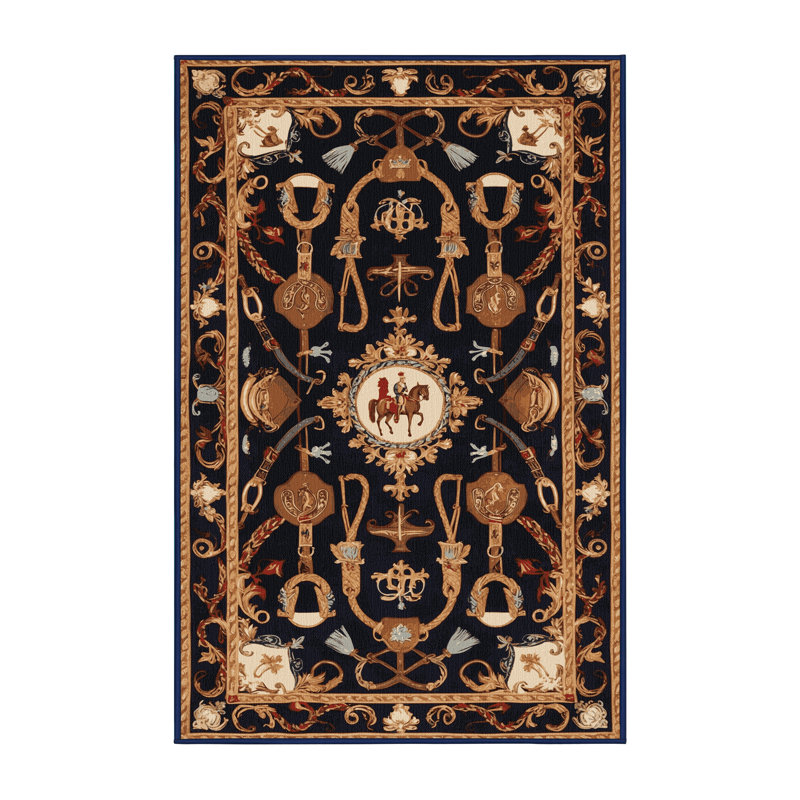 Tapis mauve lavable à la machine, Rectangle 5 pi x 7 pi