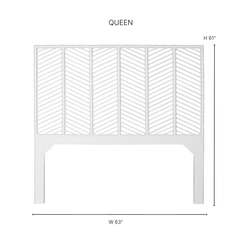 Liam Open-Frame Headboard, Natural, Queen