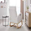 Chaise berçante Teddy