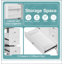 Meuble-lavabo 30 po avec lavabo, une porte avec tablette et trois tiroirs, porte à fermeture douce, blanc