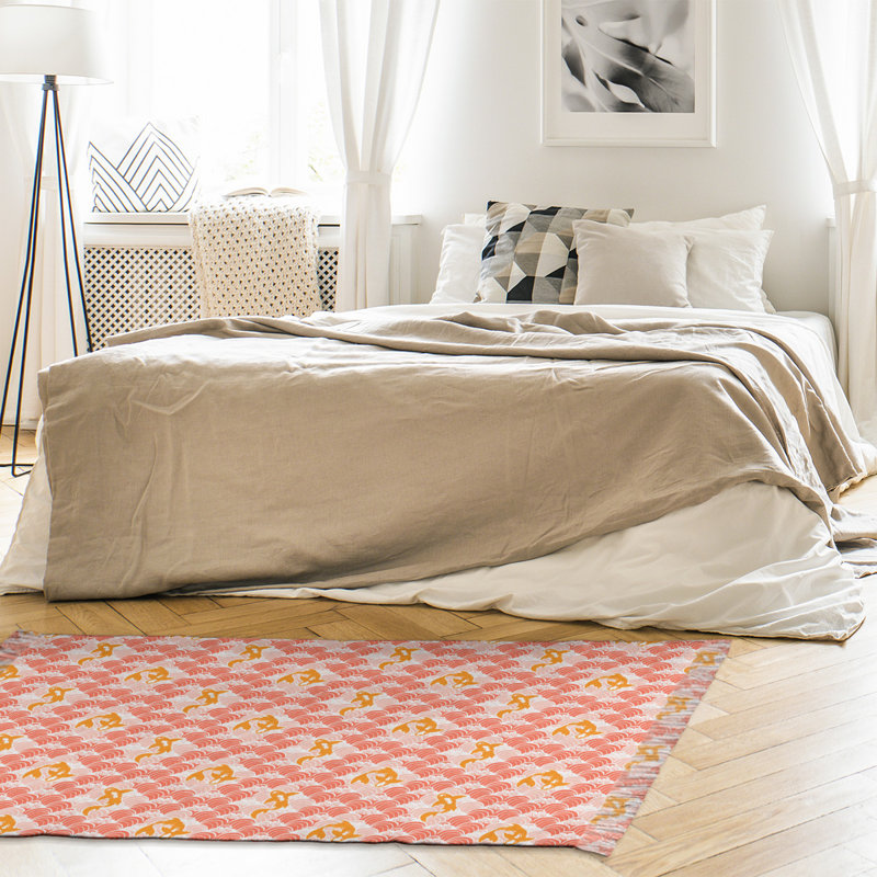 Tapis orange / beige Mcguigan, null