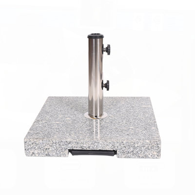 MOJAVE GRANITE UMBRELLA BASE, Durable and Stylish Outdoor Patio Support for Umbrellas, Ensuring Stability and Aesthetic Appeal