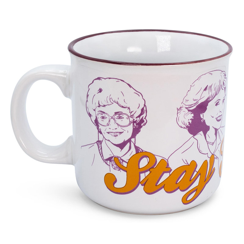 Tasse en céramique «Stay Golden» The Golden Girls | Peut contenir 20 onces
