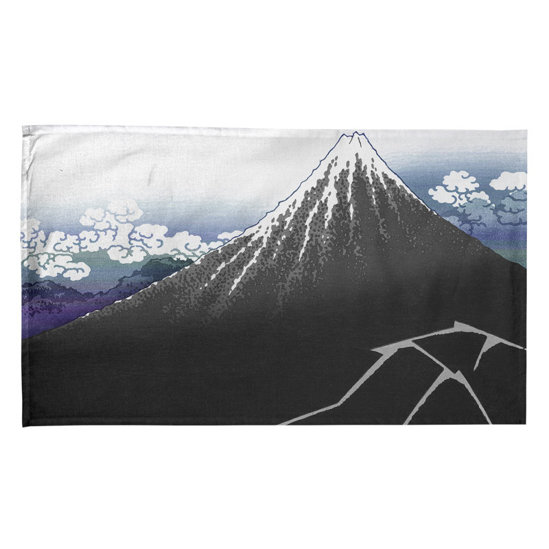 Torchon en dessous the Summit Lightning, Croisé en coton, Bleu/mauve