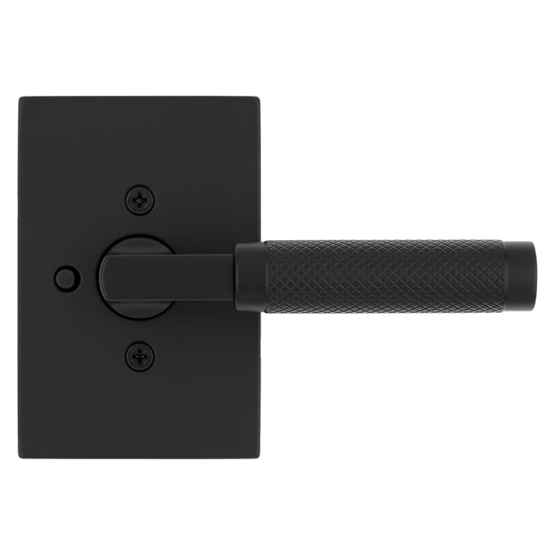 Prava Bed/Bath Lever, Matte Black