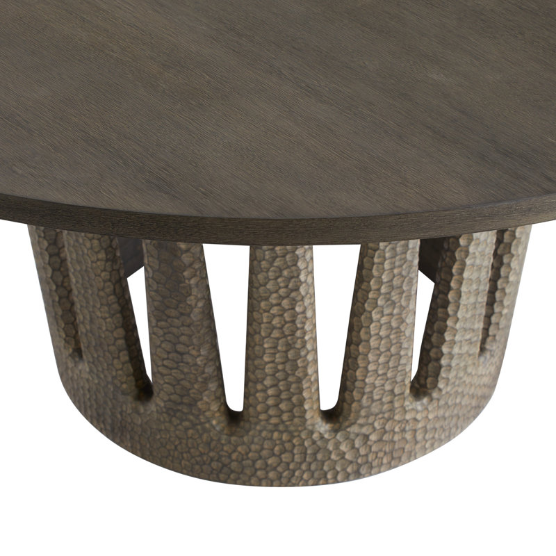 Gilman Outdoor Round Teak Dining Table