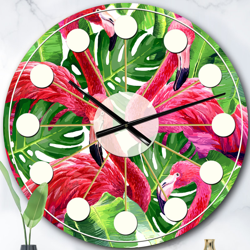 Horloge murale rétro Mid-Century, Surdimensionné