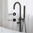 Ivy Freestanding Bathtub Faucet in Matte Black-54250440