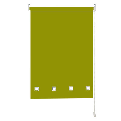 Square Eyelet Daylight Outdoor Semi-Sheer Roller Blind