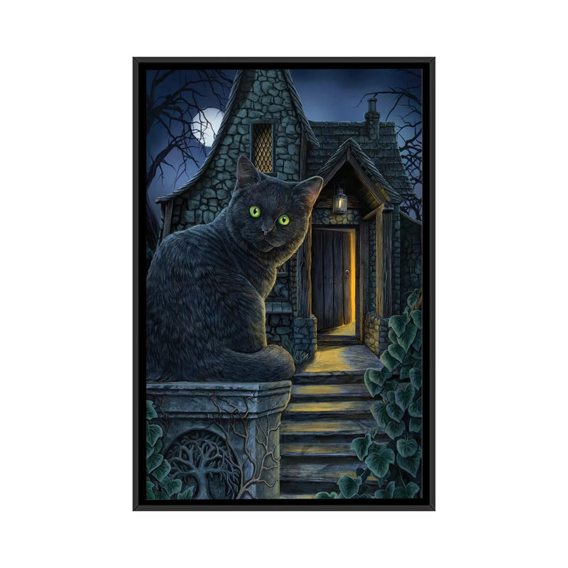 «What Lies intérieur», impression sur toile, H 26 po x l 18 po x P 1,5 po, Toile avec cadre noir, Pas de tapis