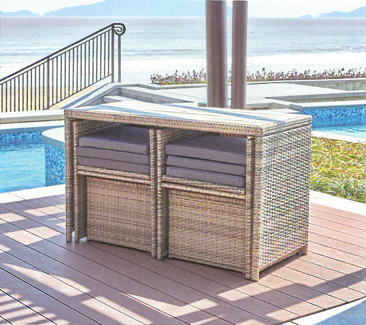 Beilul 4 - Person Patio Dining Set with Rectangular Table
