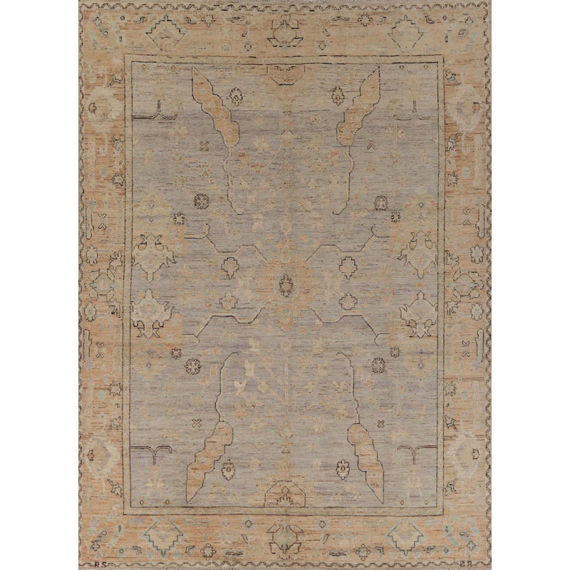 Tapis turc Oushak en laine 9x12