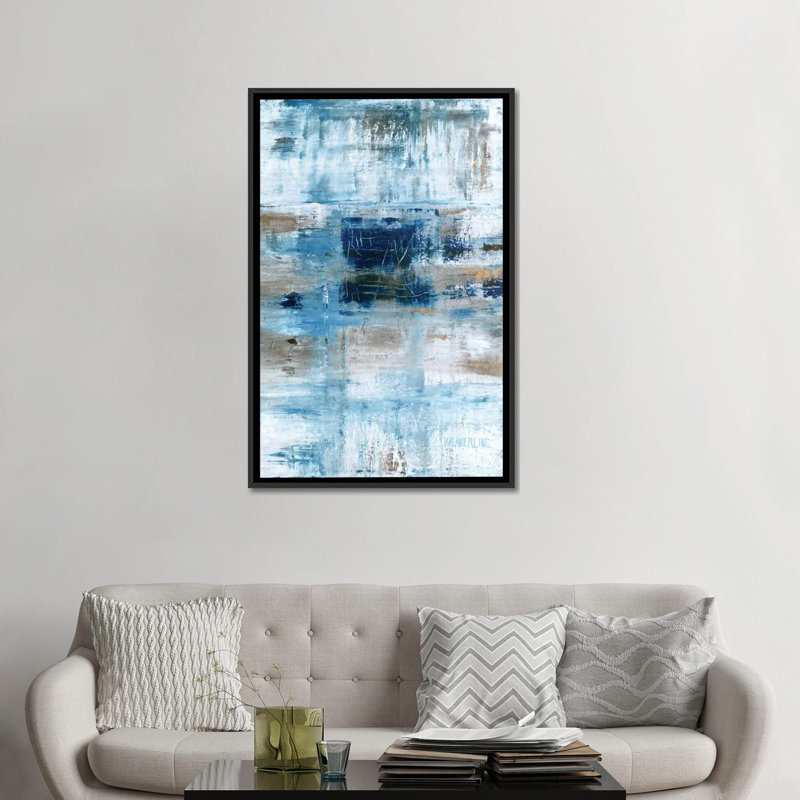 «Heaven», reproduction d'art sur toile, Toile avec cadre noir, Pas de tapis, H 26 po x l 18 po x P 1,5 po