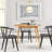 Aubrianah Pine Round Solid Wood Dining Table