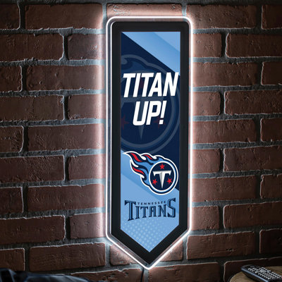 NFL LED Pennant Shaped Lighted Wall Sign
