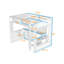 Lit mezzanine avec tablette et tablettes Gaming-2108919538-2108919548