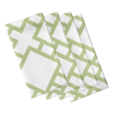 Lajeunesse Polyester Geometric Square Napkin