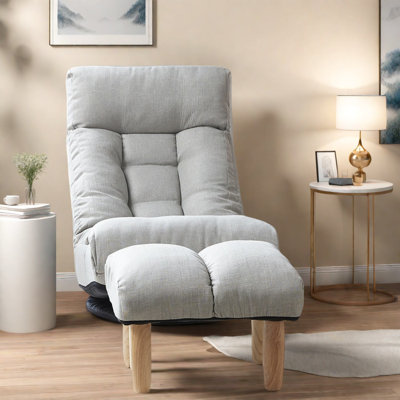 Fauteuil réglable paresseux, structure en métal, fauteuil inclinable Tatami moderne pour la maison