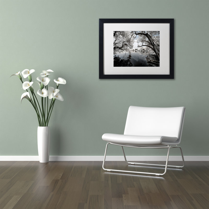 Cosey "White Foliage" par Philippe Hugonnard, reproduction de photo encadrée, Blanc, H 16 po x l 20 po x P 0,5 po