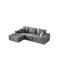 Canapé modulaire modulaire avec méridienne, canapé Cloud en forme de L moderne sans siège avec assise profonde, canapé modulaire pour salon, chambre à coucher, bureau, aucun assemblage requis-1660826272