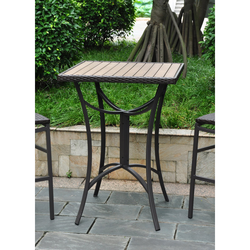 Table de salle à manger Brade, Noir antique