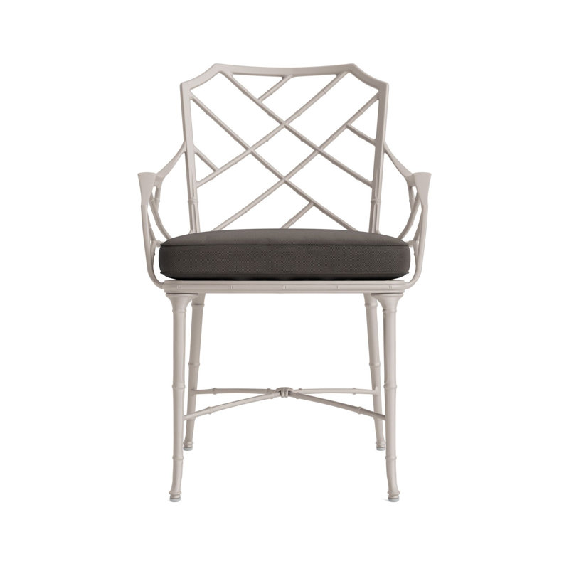Calcutta Outdoor Dining Chair, Fusion Charcoal, Dove Smooth