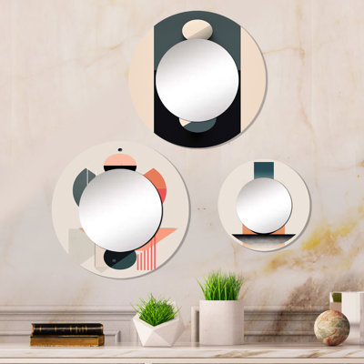 Ekam Metal Round Mirror