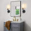 Zulmy 1 - Light Dimmable Wallchiere Wall Mounted Sconce Wall Light with Clear Glass-1647277061