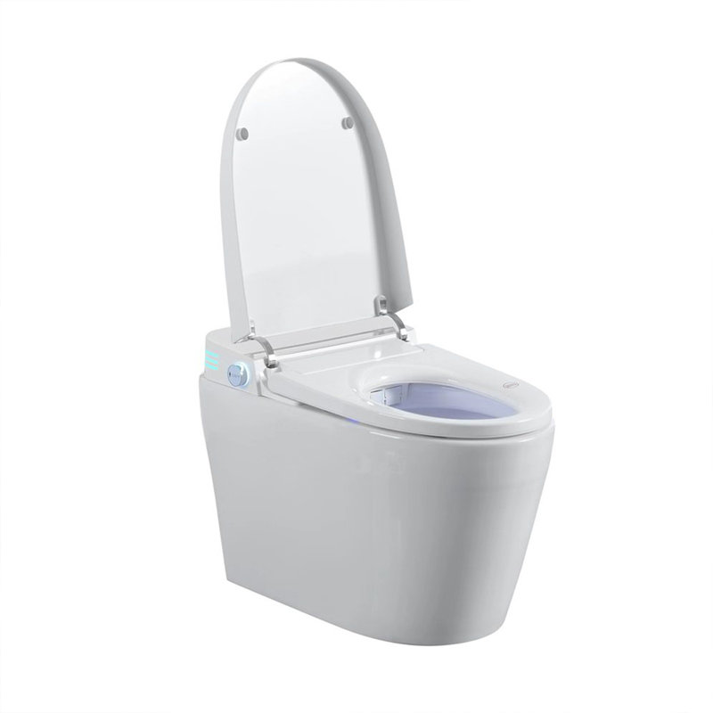 Toilette Smart Bidet avec siège chauffant à chasse d'eau automatique et télécommande