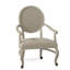 Oakland Upholstered King Louis Back Arm Chair-540448545-540503791