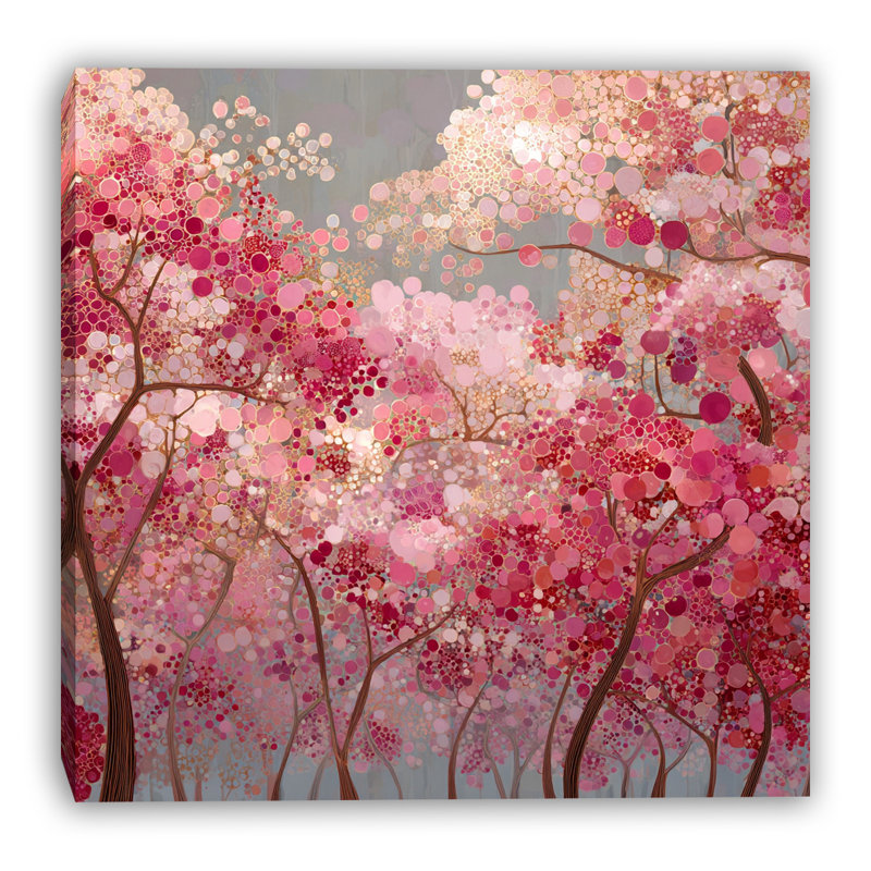 Toile de printemps, L 40 po x H 40 po x P 1,5 po