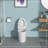 Ceramic One Piece Toilet,Single Flush With Soft Clsoing Seat