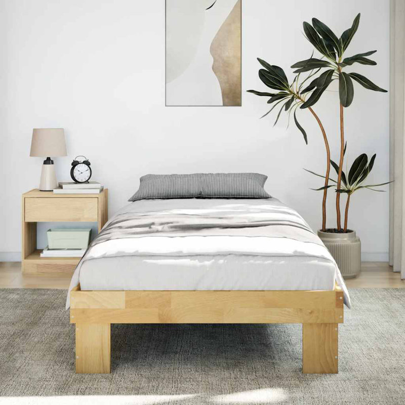 Solid Wood Bed, Single (3')