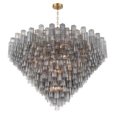 Sandbach 62'' Aged Brass Chandelier