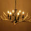 Donita 6-Heads Retro Antler Resin Chandelier