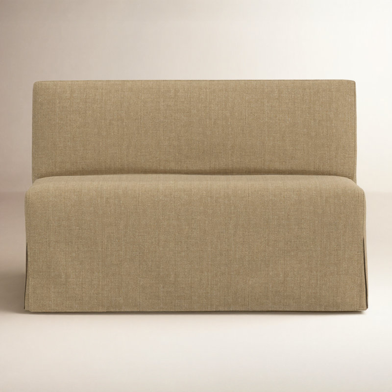 Stoffer Home x Cloth and Co. Lindy Upholstered Bench, Relaxed Burlap Linen