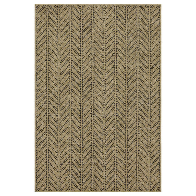 Tapis en jute / intérieur / extérieur Earth, Rectangle 7 pi 10 po x 10 pi 3 po