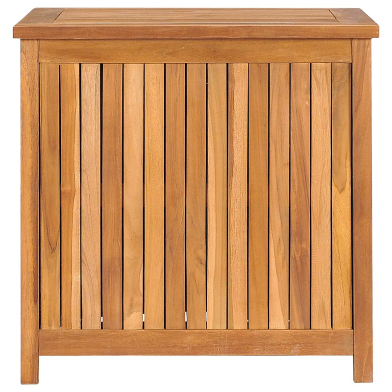 META 60cm W 100L Teak Solid Wood Deck Box in Brown