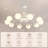 39.4" Bladeless Ceiling Fan with Remote and 10 lights-552231100