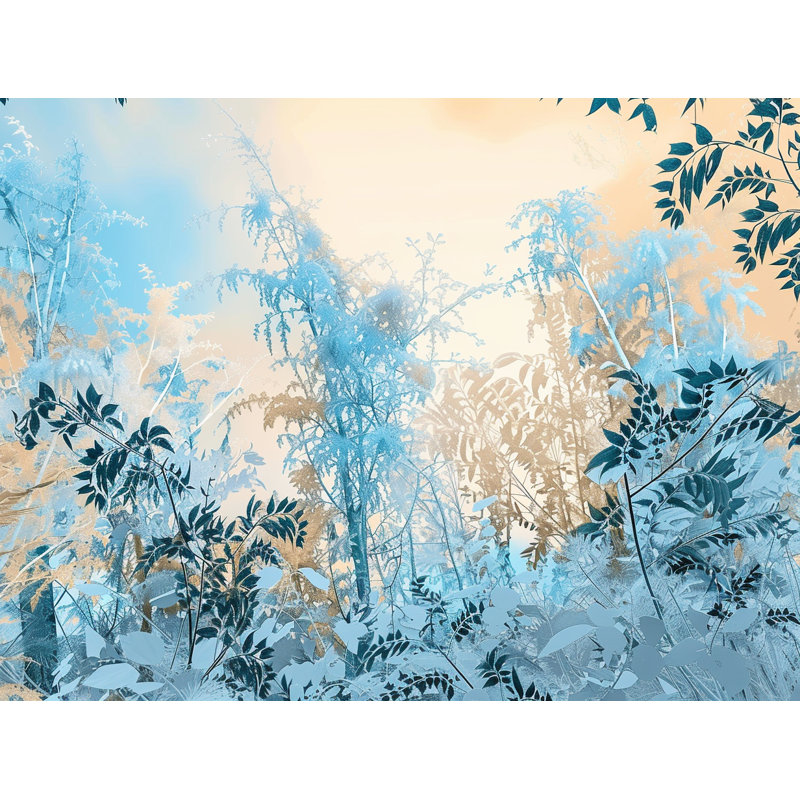 Hiver paysage tapis de bain nature scandinave, L 21 po x L 34 po